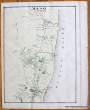 Load image into Gallery viewer, 1875 - Marlborough Milton (Ny) Antique Map Hand-Colored Genuine