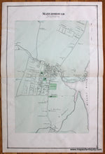 Load image into Gallery viewer, Marlborough-Milton-Ulster-County-New-York-1875-Beers-1870s-1800s-19th-century-antique-Maps-of-Antiquity