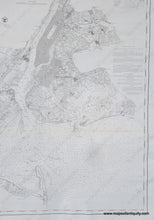 Load image into Gallery viewer, 1861 - Coast Chart No. 21 New York Bay And Harbor Antique Genuine