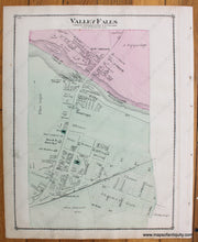 Load image into Gallery viewer, 1876 - Pittstown; Verso Maps: Johnsonville Tomhannock North Pittstown Valley Falls Ny Antique Map