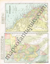 Load image into Gallery viewer, Antique-Printed-Color-Map-New-South-Wales-(Eastern-Section)-verso:-Queensland-and-Victoria-Australia-&-Pacific--1900-Cram-Maps-Of-Antiquity