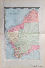 Load image into Gallery viewer, Genuine-Antique-Map-West-Australia-Versos-Borneo;-Map-of-New-Guinea-1903-Cram-Maps-Of-Antiquity