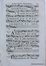 Load image into Gallery viewer, Mid-1700S - Antique Sheet Music Sept. Vigilia S. Matthaei Apostoli And In Festo Sancti Pgs 107-108