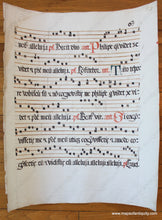 Load image into Gallery viewer, Possibly Later Middle Ages - Antique Sheet Music P. 67 Hand Painted Genuine On Paper