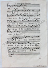 Load image into Gallery viewer, Antique-Sheet-Music-Woodblock-Printed-mid-18th-century-1700s-Maps-of-Antiquity