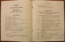 Load image into Gallery viewer, 1920 - The Three Hundreth Anniversary Of The Landing Pilgrims Official Programme Celebration