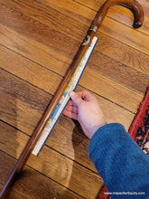 Load image into Gallery viewer, Genuine-Antique-Cane-with-Map-Antique-Map-in-a-Cane-Boston-1940-In-A-Cane-American-Legion-Maps-Of-Antiquity