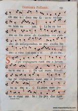 Load image into Gallery viewer, Genuine-Antique-Sheet-Music-on-Paper-Antique-Sheet-Music---Dominica-Passionis-131-c-16th-century-Unknown-Maps-Of-Antiquity