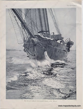 Load image into Gallery viewer, 1929 - A Map About Trout Fishing Antique Genuine