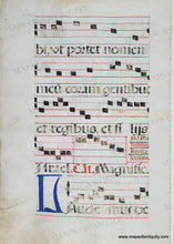 Load image into Gallery viewer, Possibly Early to Mid- Middle Ages - Antique Sheet Music on vellum - Antique