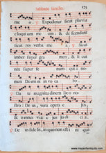 Load image into Gallery viewer, Genuine-Antique-Sheet-Music-Antique-Liturgical-Sheet-Music-Sabbato-Sancto-175-176-c-16th-century--Maps-Of-Antiquity