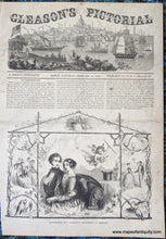 Load image into Gallery viewer, Genuine-Antique-Print-Illustration-of-a-Valentine----Fourteenth-of-February-Antique-Print-Other-1854-Gleason's-Pictorial-Drawing-Room-Companion-Maps-Of-Antiquity-1800s-19th-century