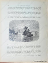 Load image into Gallery viewer, black and white page with text at top and bottom and an image on the water with a sunset or sunrise and a sailboat in the distance