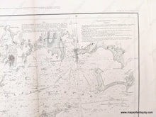 Load image into Gallery viewer, 1847 - Fisher’s Island Sound Antique Chart Genuine Coast Survey