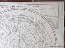 Load image into Gallery viewer, 1775 - Carte De L’hemisphere Australe Antique Map Genuine