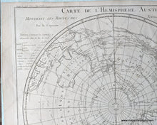 Load image into Gallery viewer, 1775 - Carte De L’hemisphere Australe Antique Map Genuine