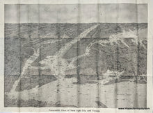 Load image into Gallery viewer, 1912 - Panoramic View of New York City and Vicinity - Antique Map