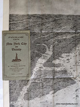 Load image into Gallery viewer, 1912 - Panoramic View Of New York City And Vicinity Antique Map Genuine Bird’s Eye