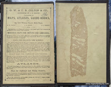 Load image into Gallery viewer, Genuine-Antique-Folding-Map-G.-Woolworth-Colton's-Railroad-Township-&-Distance-Map-of-New-England-with-adjacent-portions-of-New-York-Canada-&-New-Brunswick.-1875-G.W.-&-C.B.-Colton-Maps-Of-Antiquity