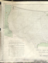 Load image into Gallery viewer, Genuine-Antique-Printed-Color-Map-Official-Parcel-Post-Map-of-the-United-States-USA-USPS-philatelic -Philately -philatelist -1913-US-Geological-Survey-/-US-Postal-Service-Maps-Of-Antiquity