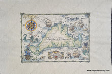 Load image into Gallery viewer, Martha’s Vineyard Trader Jack’s Ye Olde Treasure Map - Reproduction Current