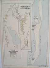 Load image into Gallery viewer, Index Map To The Town Of Chatham South West - Reproduction