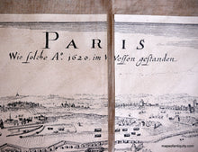 Load image into Gallery viewer, Paris - Reproduction Map