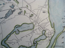 Load image into Gallery viewer, A Map Of The Town Chatham - Reproduction Hand-Colored