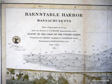 Load image into Gallery viewer, Barnstable Harbor Massachusetts - Reproduction Map