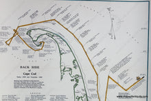 Load image into Gallery viewer, Hand Colored Back Side Of Cape Cod Today-1930 And Yesterday-1620: Mayflower First Landing In