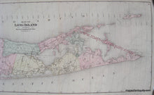 Load image into Gallery viewer, Map Of Long Island - Reproduction
