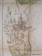Load image into Gallery viewer, Plattsburgh And Cumberland Bay Lake Champlain New York - Reproduction Map