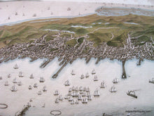 Load image into Gallery viewer, Bird’s Eye View Of The Town Provincetown - Reproduction Map