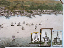 Load image into Gallery viewer, Bird’s Eye View Of The Town Provincetown - Reproduction Map