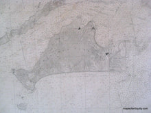 Load image into Gallery viewer, Coast Chart No. 112 Martha’s Vineyard Sound Buzzard’s Bay - Reproduction Map
