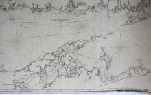 Load image into Gallery viewer, Eldridge’s Chart Of Long Island Sound Newport To New York - Reproduction Map