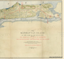 Load image into Gallery viewer, Manhattan Island Then and Now - Reproduction Map