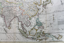 Load image into Gallery viewer, Herman Moll Map Of Asia Reproduction