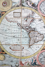 Load image into Gallery viewer, A New And Accurat Map Of The World Drawne According To Ye Truest Descriptions Latest Discoveries &