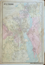 Load image into Gallery viewer, Antique-Hand-Colored-Map-City-of-Providence-United-States-Northeast-1895-Everts-&-Richards-Maps-Of-Antiquity