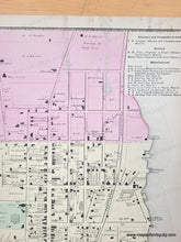 Load image into Gallery viewer, 1870 - East Greenwich, RI (Hill & Harbor Historic District) - Antique Map