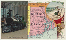 Load image into Gallery viewer, Antique-Chromolithograph-Print-Prints-Arbuckle-Rhode-Island-1890-1800s-19th-Century-Maps-of-Antiquity