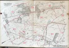 Load image into Gallery viewer, Antique-Hand-Colored-Map-Cranston-Oaklawn-Meshanticut-Park-Howard-and-Sockanosset-Section-plate-7-1917-Richards-Rhode-Island-1900s-20th-century-Maps-of-Antiquity