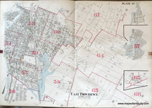 Load image into Gallery viewer, Antique-Hand-Colored-Map-East-Providence,Riverside-Section-plate-13-1917-Richards-Rhode-Island-1900s-20th-century-Maps-of-Antiquity