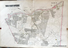 Load image into Gallery viewer, Antique-Hand-Colored-Map-Town-of-North-Providence-plate-16-1917-Richards-Rhode-Island-1900s-20th-century-Maps-of-Antiquity