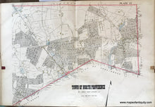 Load image into Gallery viewer, Antique-Hand-Colored-Map-Town-of-North-Providence-plate-17-1917-Richards-Rhode-Island-1900s-20th-century-Maps-of-Antiquity