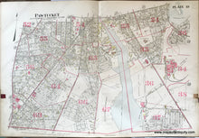 Load image into Gallery viewer, Antique-Hand-Colored-Map-Pawtucket-South-Woodlawn-and-Ingrahamville-Sections-plate-19-1917-Richards-Rhode-Island-1900s-20th-century-Maps-of-Antiquity