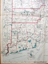 Load image into Gallery viewer, 1905 - Untitled- Rhode Island With Bristol County Ma Antique Map Genuine
