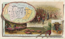 Load image into Gallery viewer, Antique-Chromolithograph-Map-Guiana-1890-Arbuckle-South-Mississippi-1800s-19th-century-Maps-of-Antiquity