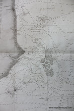 Load image into Gallery viewer, 1862 - Carte Des Recifs Abrolhos Cote Du Bresil Et De La Adjacente Comprise Entre San Mateo Les